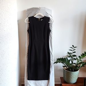 Calvin Klein black sheath dress